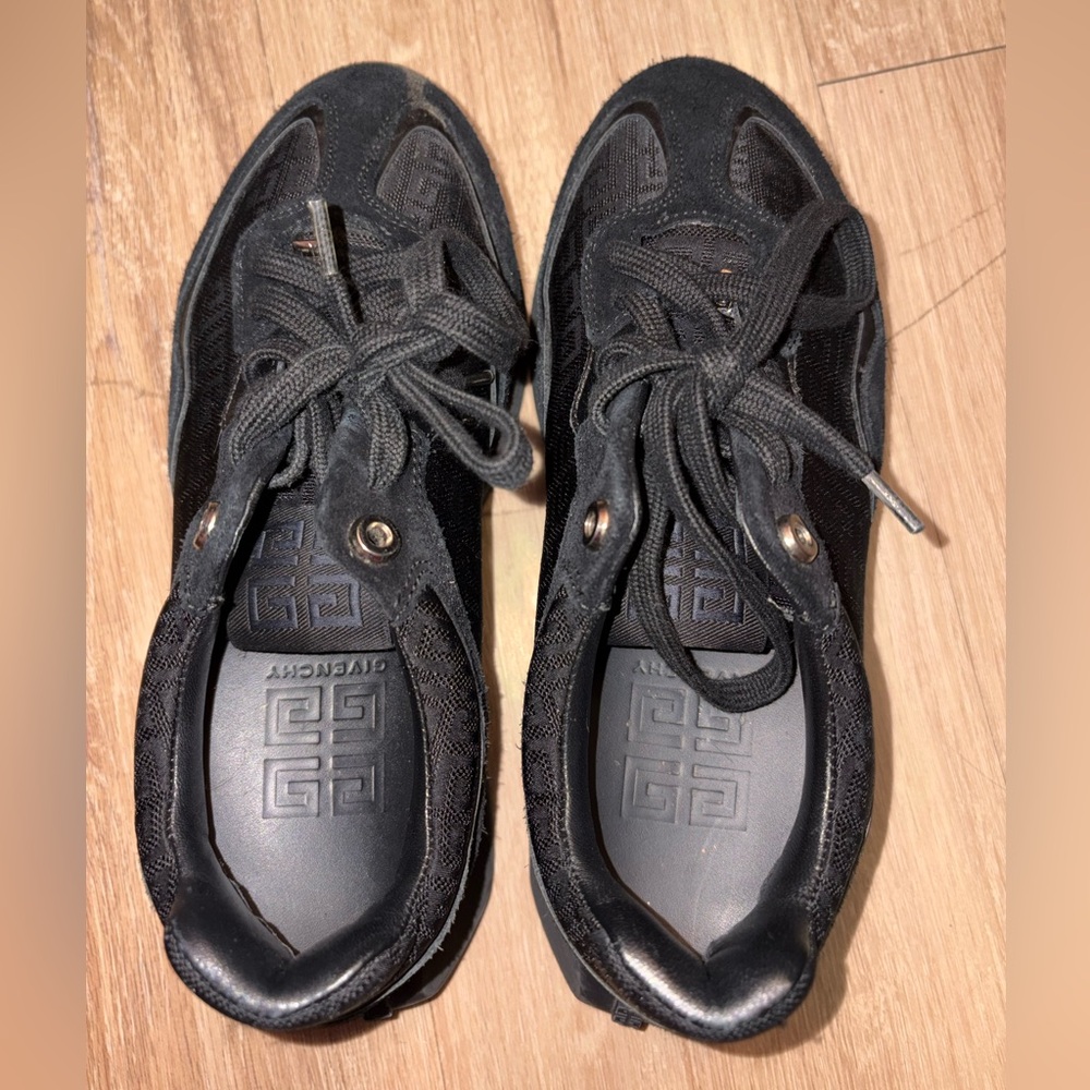 Givenchy Black Lace-Up Sneakers